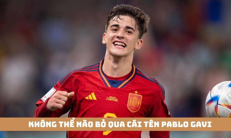 Cầu thủ trẻ thuộc biên chế Barcelona Pablo Gavi